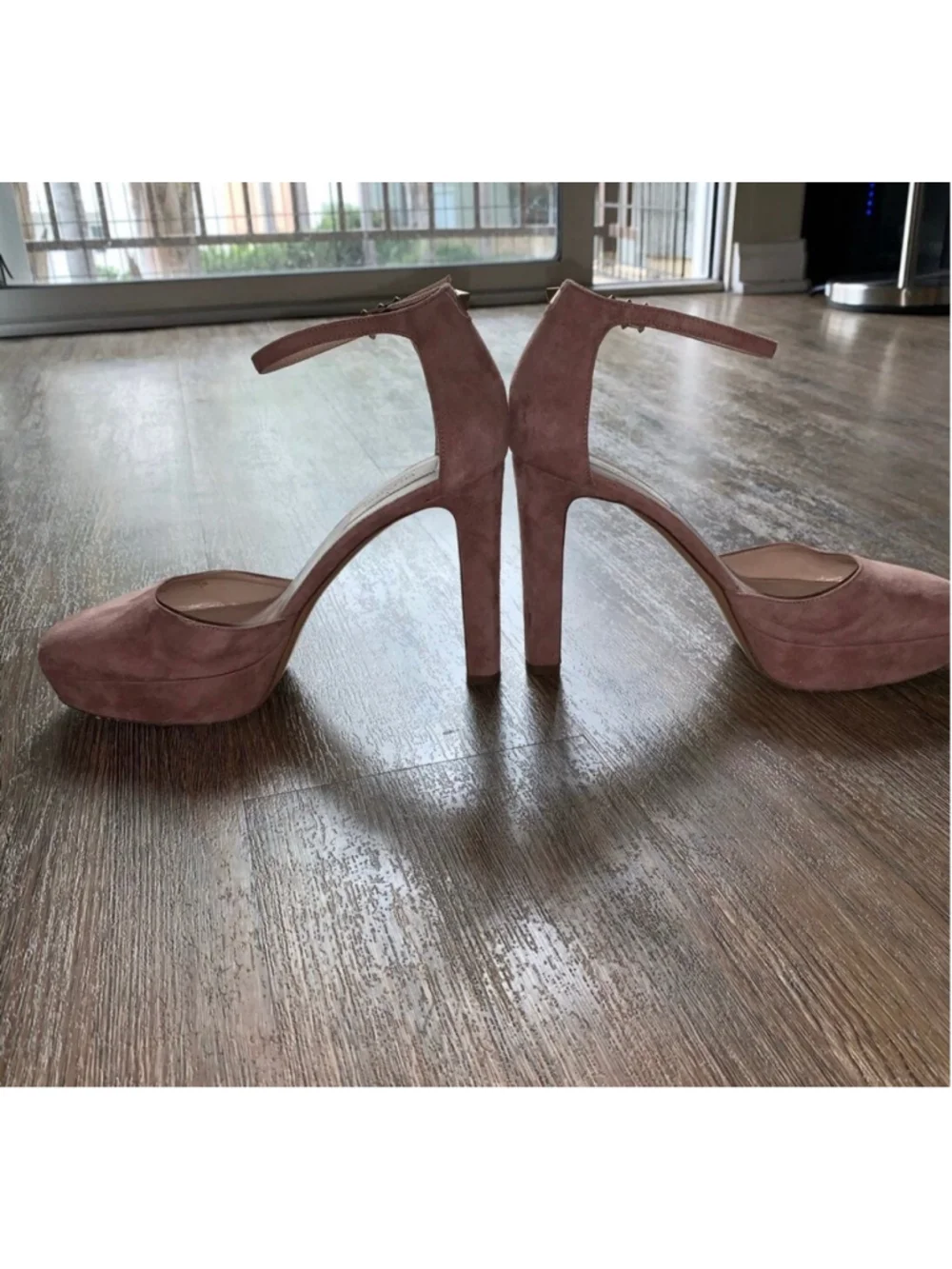 Valentino Dusty Rose Heels with Rockstud